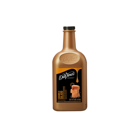 SALSA DAVINCI CARAMELO SALADO BOTELLA 1/2 GALON