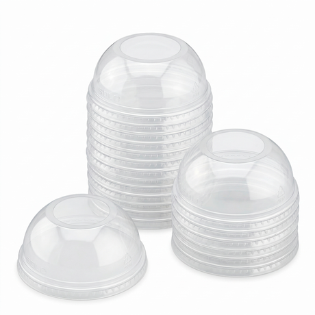 Tapa de domo abierta de plástico para vaso transparente | para vaso de 12 oz, 16 oz y 20 oz (Copia)