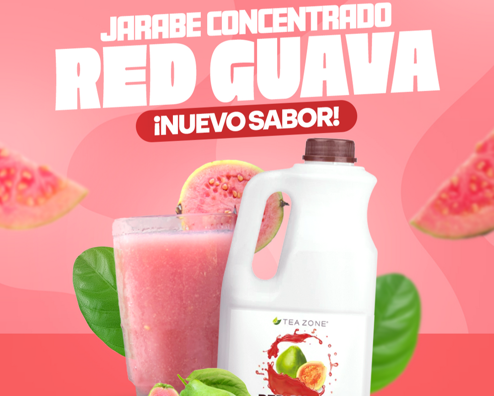 TEA_ZONE_SYRUPS- RED GUAVA - NUEVO SABOR