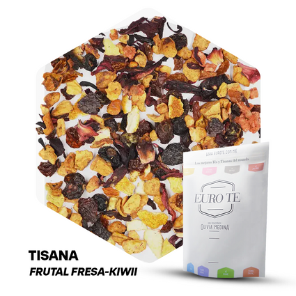 TISANA FRUTAL FRESA KIWI  EURO TE BOLSA 250 GRAMOS