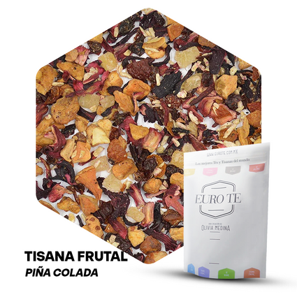 TISANA FRUTAL PIÑA COLADA EURO TE BOLSA 250 GRAMOS