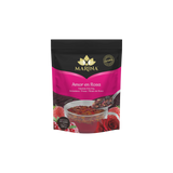 TISANA FRUTAL ARANDANO FRESA Y PETALOS AMOR EN ROSA MARINA BOLSA 250 GRAMOS