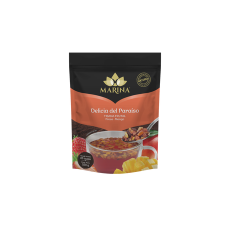 TISANA FRUTAL FRESA Y MANGO DELICIA DEL PARAISO MARINA BOLSA 500 GRAMOS