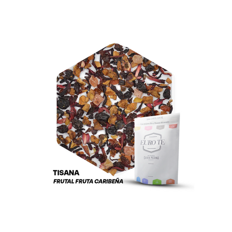 TISANA FRUTAL FRUTA CARIBENA EURO TE BOLSA 250 GRAMOS