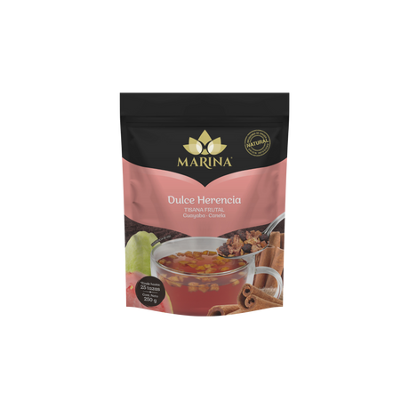 TISANA FRUTAL GUAYABA CANELA DULCE HERENCIA MARINA BOLSA 250 GRAMOS