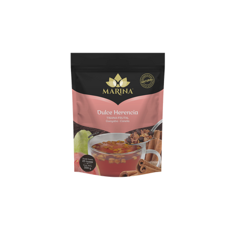 TISANA FRUTAL GUAYABA CANELA DULCE HERENCIA MARINA BOLSA 500 GRAMOS