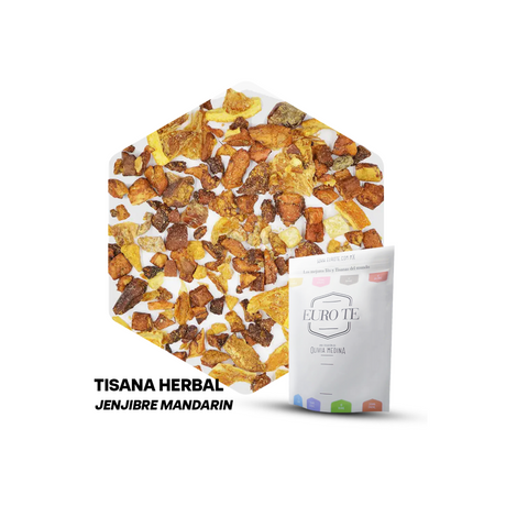 TISANA FRUTAL JENGIBRE MANDARIN EURO TE BOLSA 250 GRAMOS