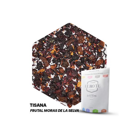 TISANA FRUTAL MORAS DE LA SELVA EURO TE BOLSA 250 GRAMOS
