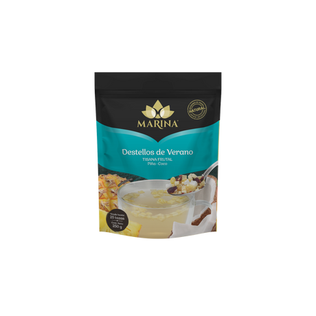 TISANA FRUTAL PIÑA COCO DESTELLOS DE VERANO MARINA BOLSA 500 GRAMOS