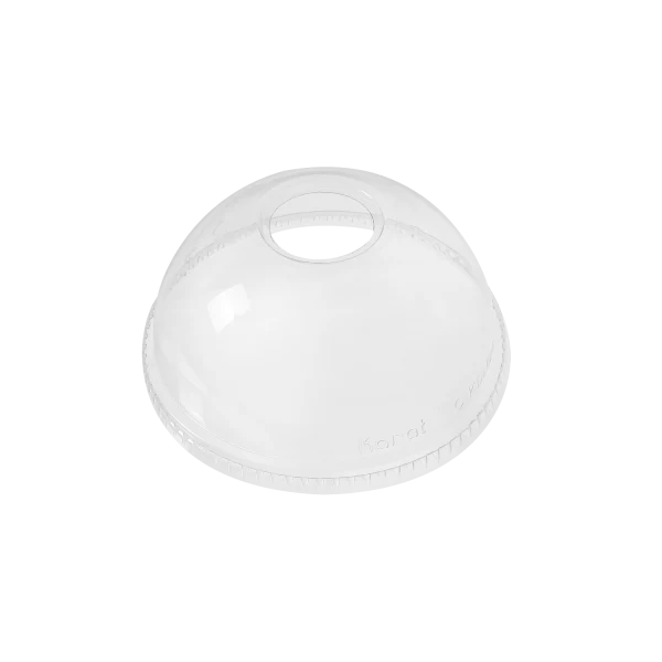 Tapa de domo de plástico para vaso transparente | para vaso de 12 oz, 16 oz y 20 oz