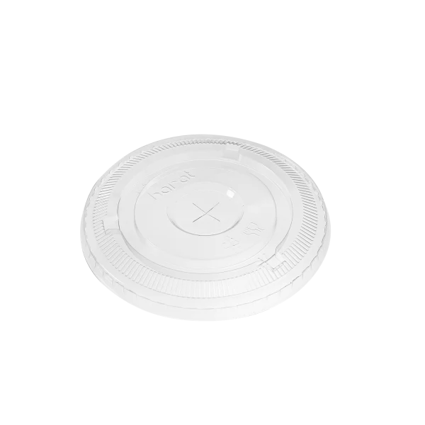 Tapa plana para vaso con orificio para popote | para vaso de 12 oz, 16 oz y 20 oz