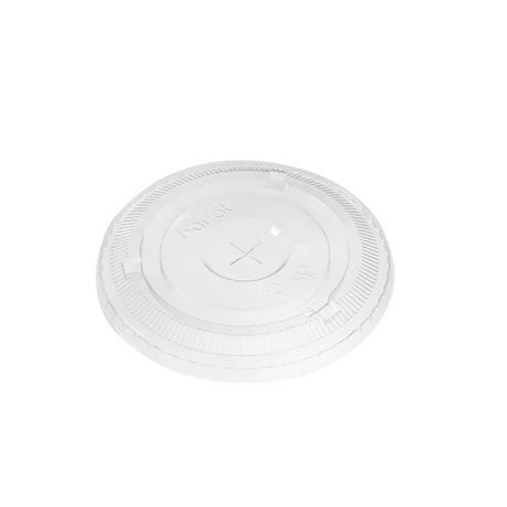 Tapa plana para vaso con orificio para popote | para vaso de 12 oz, 16 oz y 20 oz