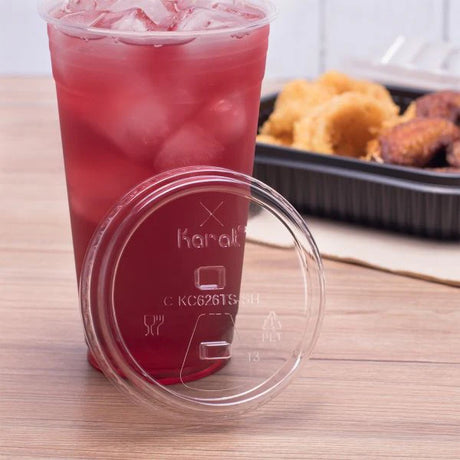 Tapas Sipper con tapa abatible y orificio para popote | para vaso de 12oz, 16 oz y 20 oz