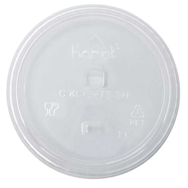 Tapas Sipper con tapa abatible y orificio para popote | para vaso de 12oz, 16 oz y 20 oz