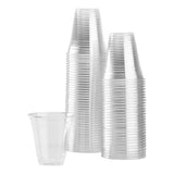 Vasos de plástico transparente de 12 oz para bebidas frías
