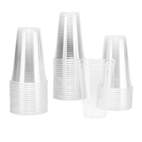 Vasos de plástico transparente de 20 oz para bebidas frías
