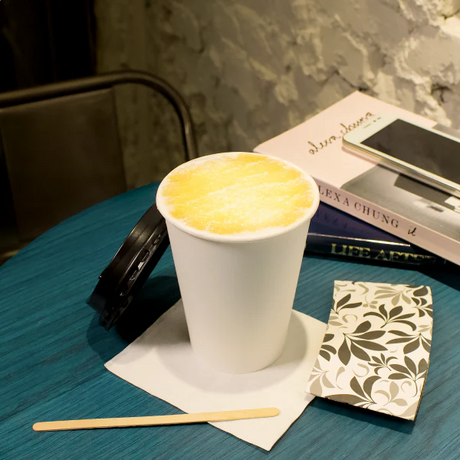 Vasos para café de papel de 12 oz, color Blanco