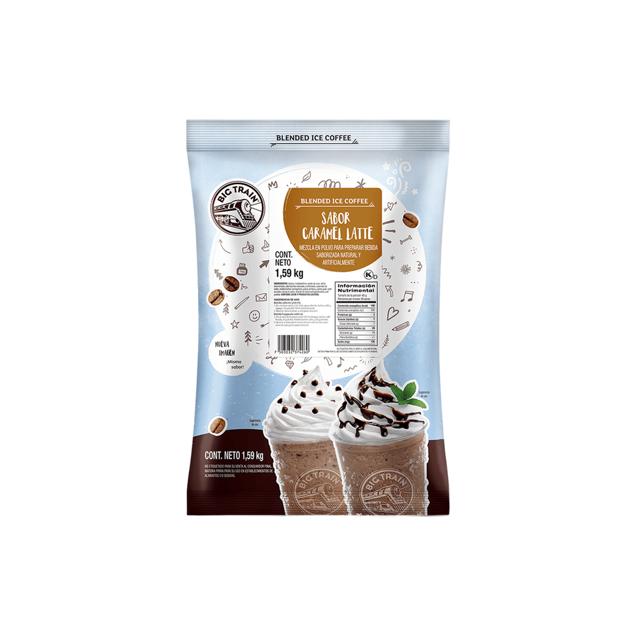 Base Big Train Sabor Caramelo Latte | Bolsa 1.59 kg