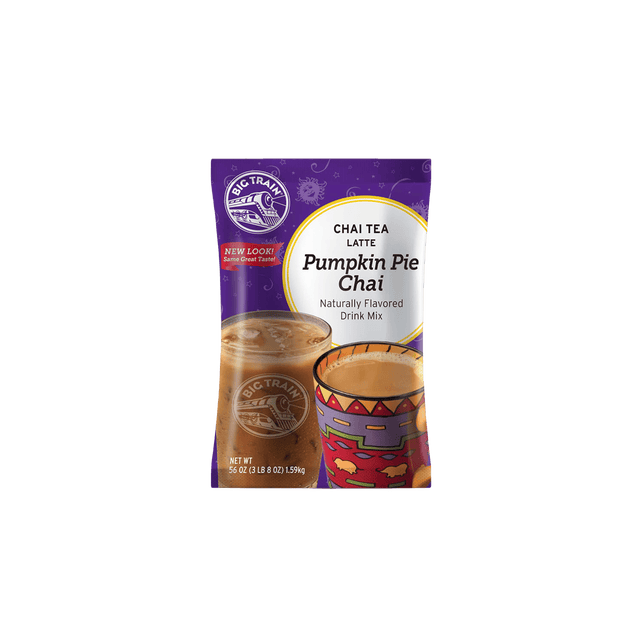 BASE BIG TRAIN CHAI PUMPKIN PIE CALABAZA FLAVOR BOLSA 1590 GRAMOS