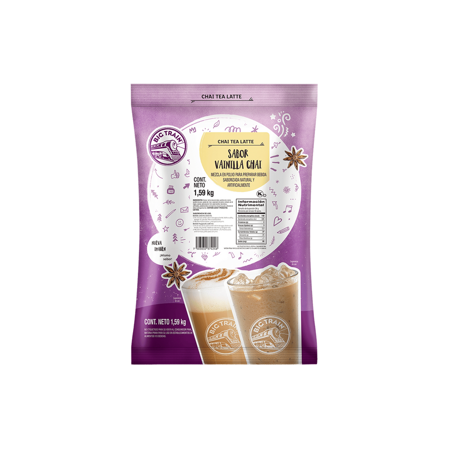 Base Big Train Chai Vainilla Bolsa 1590 Gramos