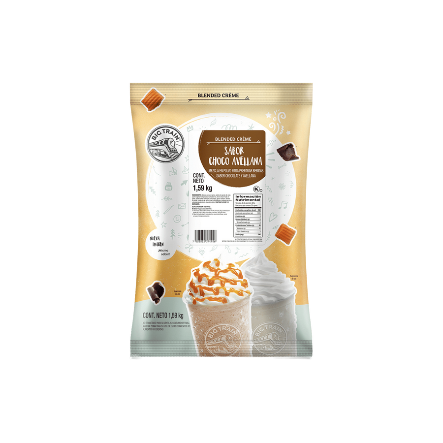 Base Big Train Chocolate Avellana Bolsa 1.59 kg
