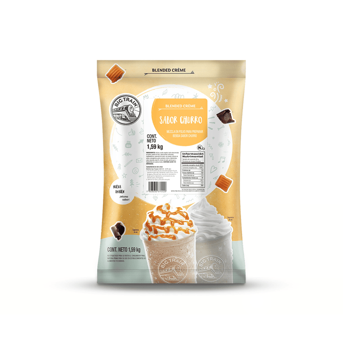 BASE BIG TRAIN CHURRO FLAVOR 1590 GRAMOS - Kitchen Experts KEXBases para bebidasBig TrainKitchen Experts KEX