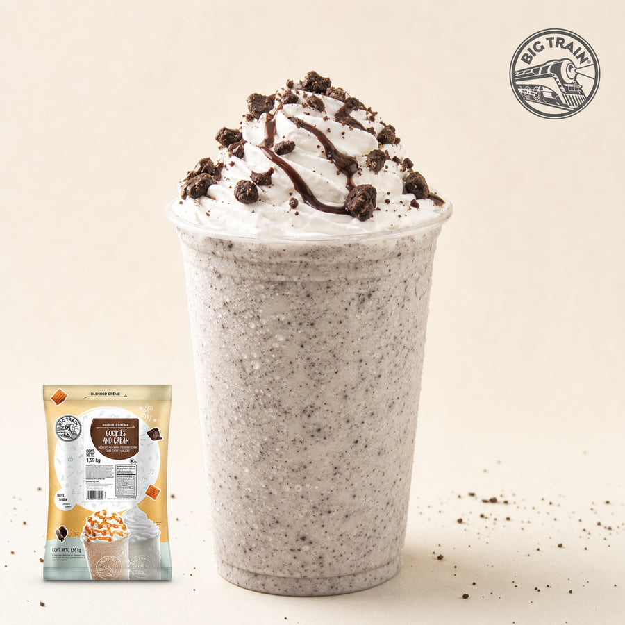 Base Big Train Cookies And Cream Bolsa 1.59 kg - bebida preparada