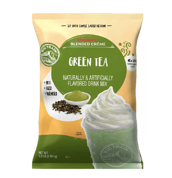 Base Big Train de Té Verde en empaque de 1590g
