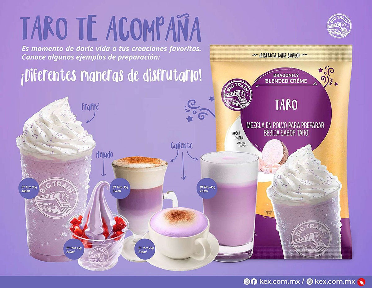 Big Train Base Dragon Fly Taro 1590 Gramos para cafeterías | Kitchen Experts KEX