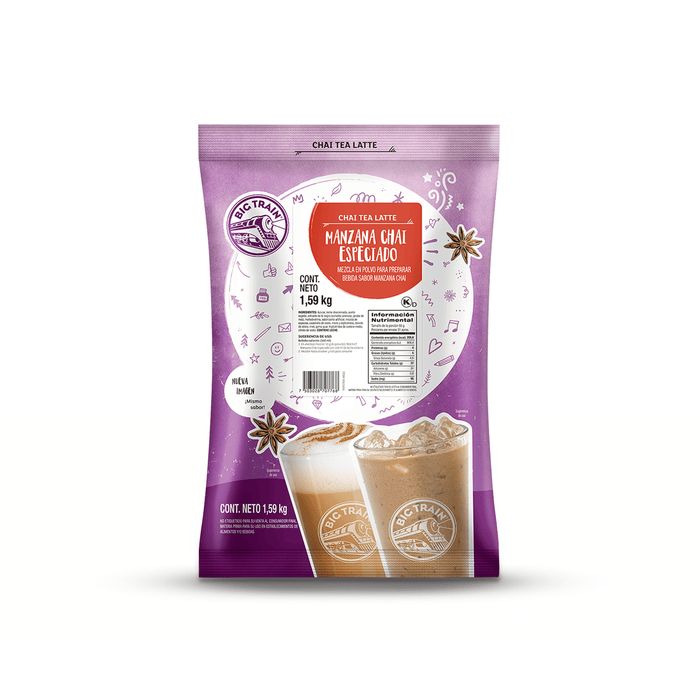 BASE BIG TRAIN MANZANA CHAI ESPECIADO 1590 GRAMOS - Kitchen Experts KEXBases para bebidasBig TrainKitchen Experts KEX