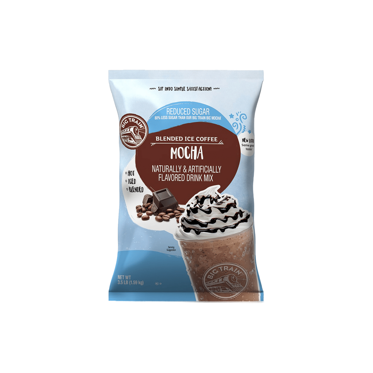 Base Big Train Mocha Azúcar Reducida 1.59 kg