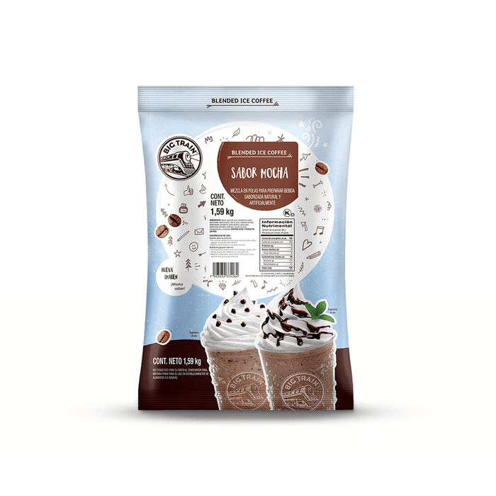 BASE BIG TRAIN MOCHA BOLSA 1590 GRAMOS - Kitchen Experts KEXBases para bebidasBig TrainKitchen Experts KEX