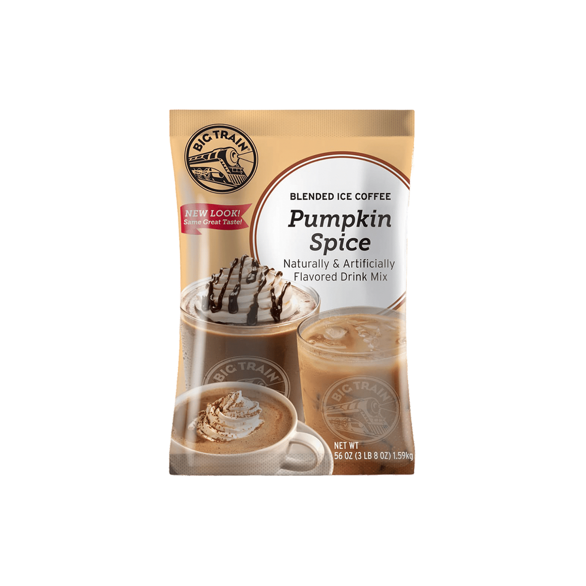 Base Big Train Pumpkin Spice Café Bolsa 1590 Gramos