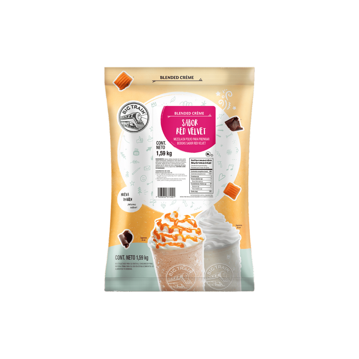Base Big Train Red Velvet Bolsa 1.59 kg