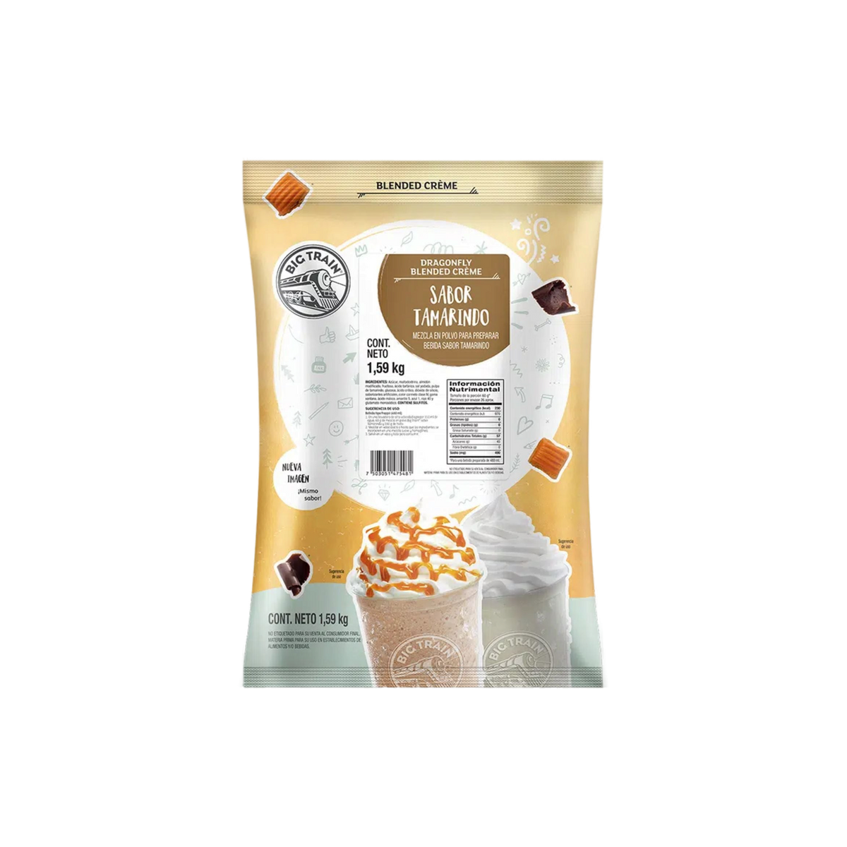 Base Big Train Tamarindo Bolsa 1590 Gramos