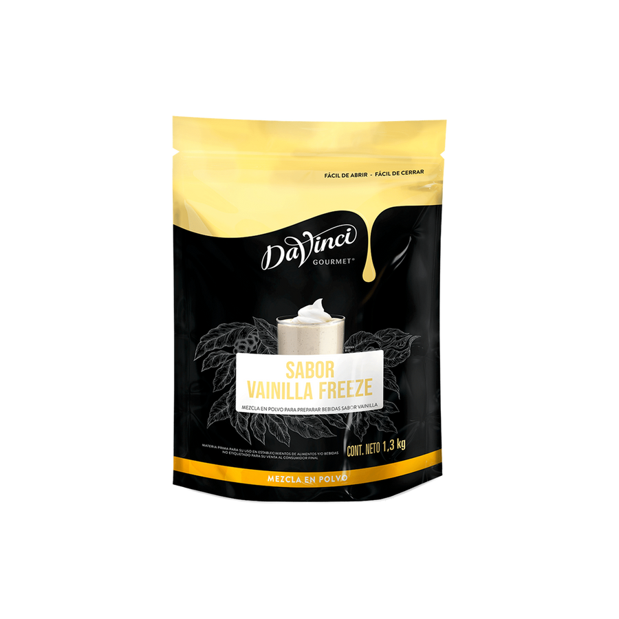 Base DaVinci Caffe D'amore Vainilla Freeze Bolsa 1300 Gramos