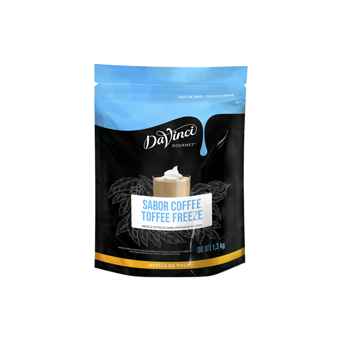 Base DaVinci Coffee Toffee Freeze Bolsa 1300 Gramos