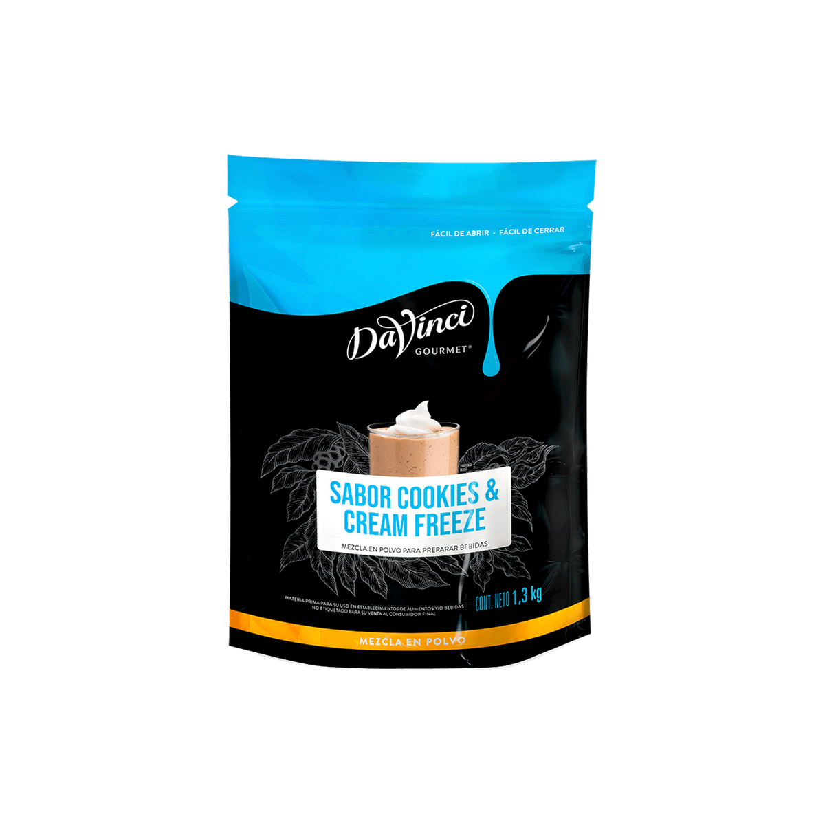 Base DaVinci Cookies And Cream Freeze Bolsa 1300 Gramos