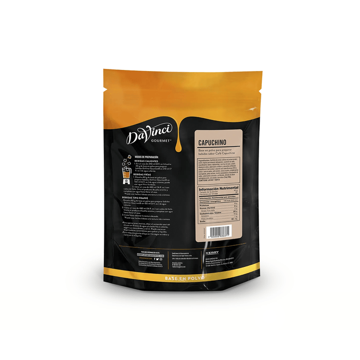 BASE DAVINCI CREAMY CAPPUCCINO BOLSA 1300 GRAMOS - Kitchen Experts KEXBases para bebidasDavinciKitchen Experts KEX