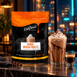 Base DaVinci Mocha Freeze Bolsa 1300 Gramos en bebida preparada, imagen de ambiente KEX