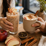 Base Oregon Chai Manzana Canela 1300 Gramos - en uso en barra de cafetería