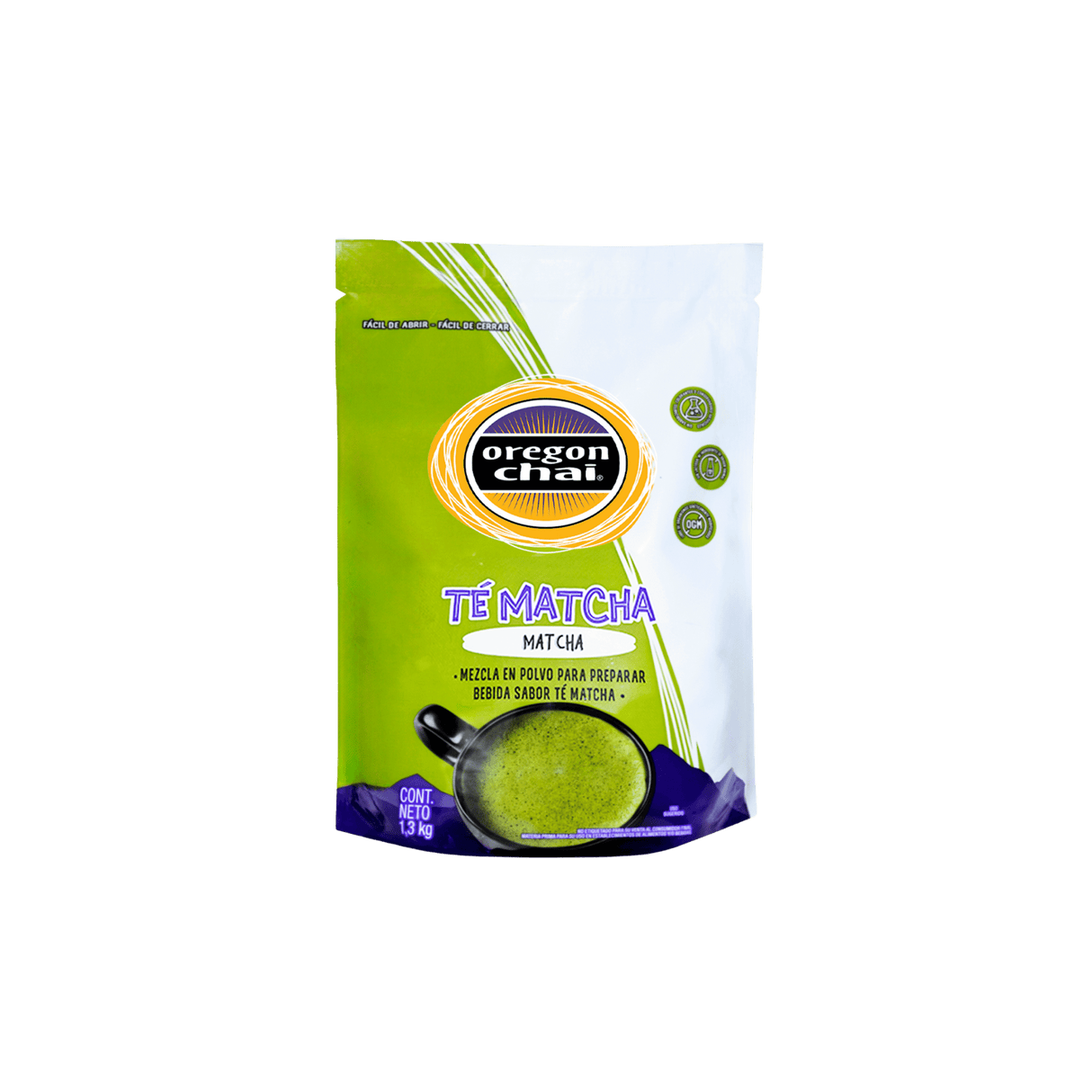 Base Oregon Chai Matcha 1300 g – Mezcla concentrada para bebidas KEX