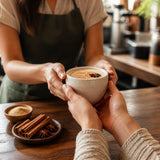 Base para Frape Oregon Chai Original 1300 Gramos - en uso en barra de cafetería