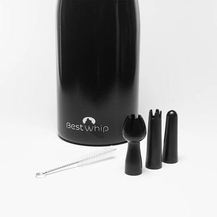 SIFON BARISTA BEST WHIP 1 LITRO ALUMINIO NEGRO