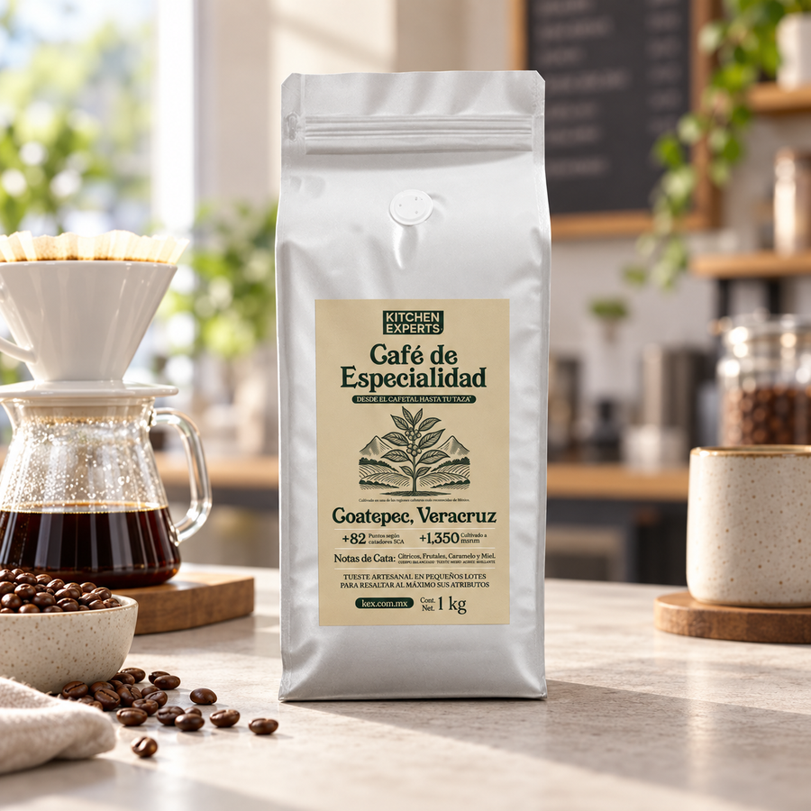 Café de Especialidad 1 Kilogramo en escenario de cafetería