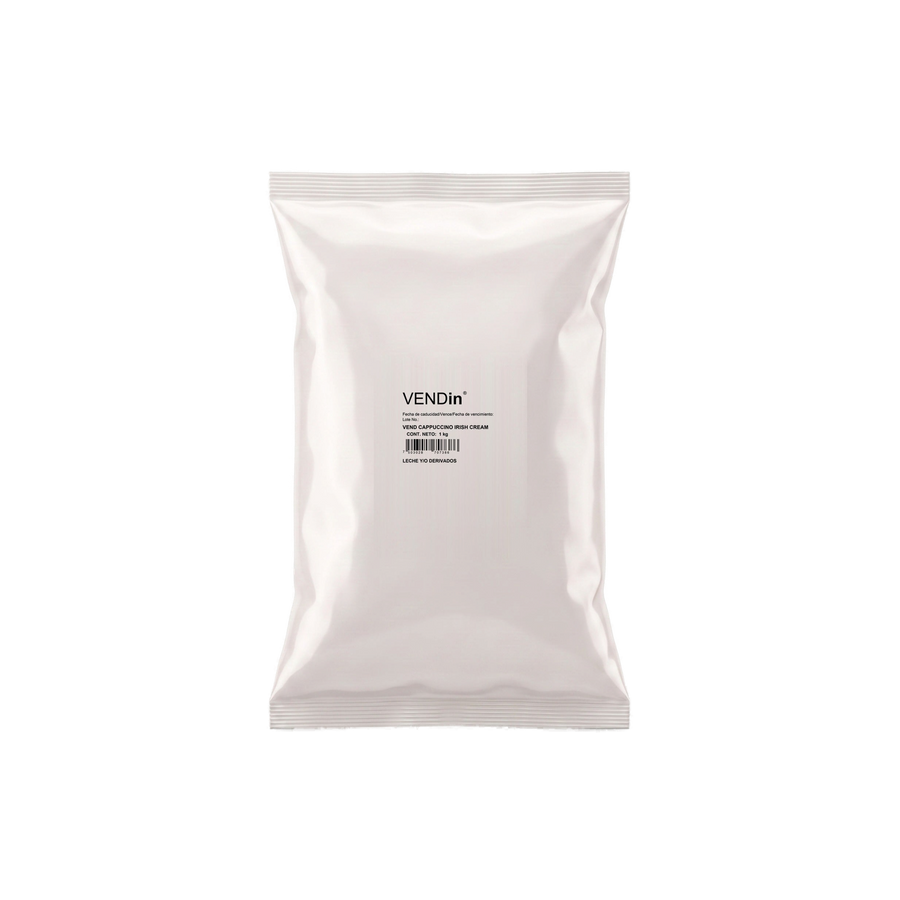 Base Sabor Cappuccino Irish Cream Vending | Caja 4 kg (4 bolsas de 1 kg) | Vendin