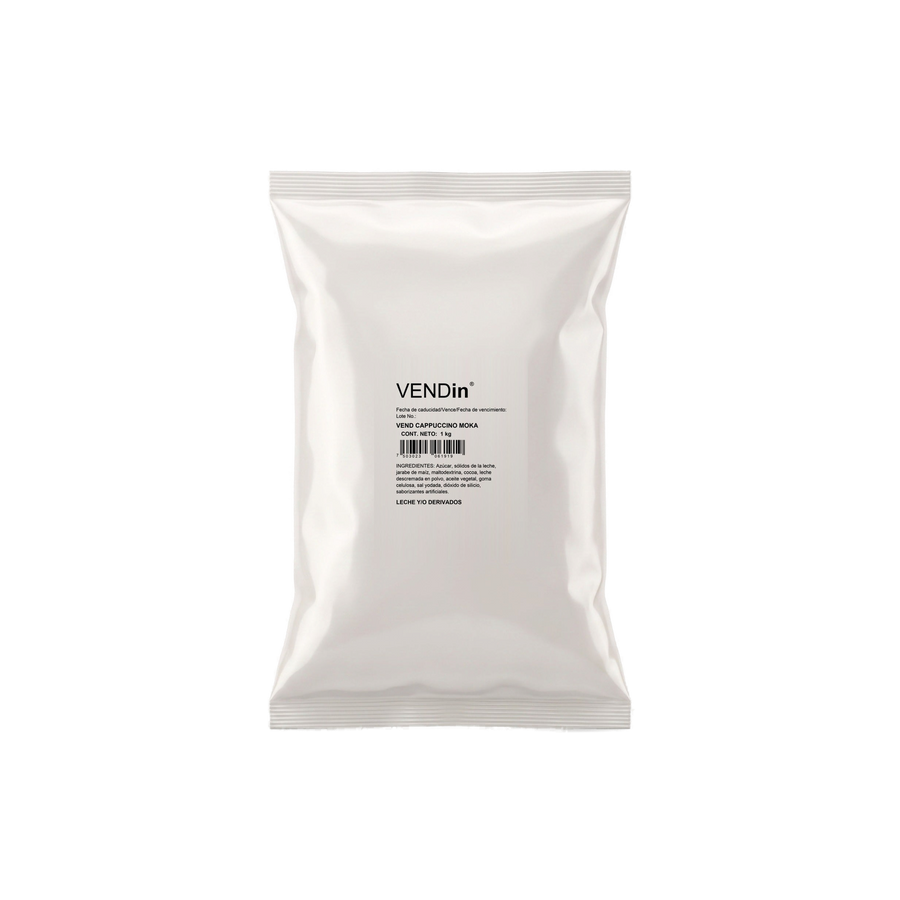 Base Sabor Cappuccino Moka Vending | Caja 4 kg (4 bolsas de 1 kg) | Vendin