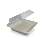 CLAMSHELL CONTENEDOR PARA ALIMENTOS 20x20 cm | PAQUETE DE 50 PZS - Kitchen Experts KEXDesechablesKitchen Experts KEXKitchen Experts KEX