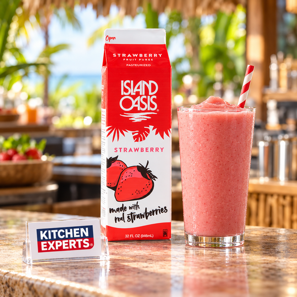 Concentrado Island Oasis Fresa Botella 1 Litro - escena KEX