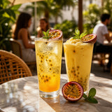 Concentrado Passion Fruit Tea Zone 1.9L | Fruta de la Pasión - en uso en barra de cafetería
